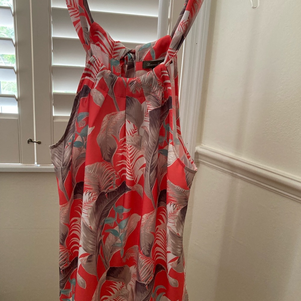 Tommy Bahama halter top with tie back